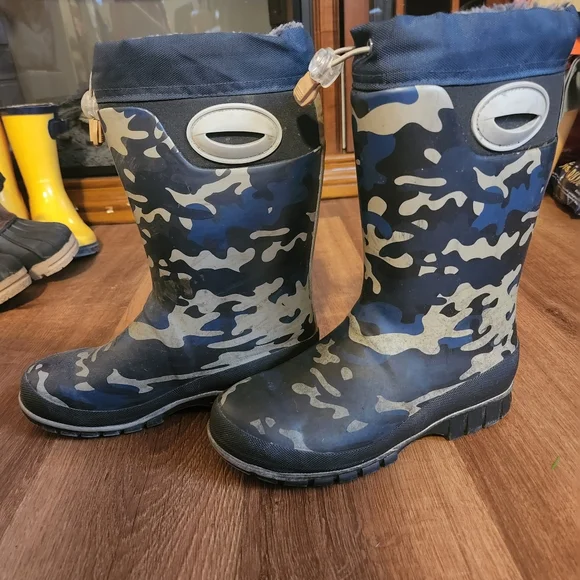 Kids winter fleece lined boot - Picture 2 of 5